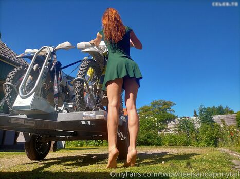 TwoWheelsAndAPonytail