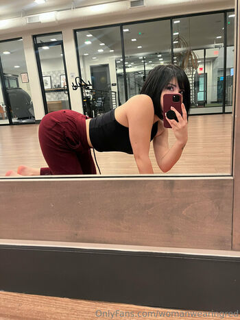 womanwearingred